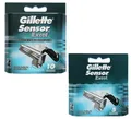 Produktbild: Gillette Sensor Excel Auswahl an Rasierklingen OVP 5 10 15 20 25 30 40 50 - 100