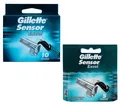 Produktbild: Gillette Sensor Excel Auswahl an Rasierklingen OVP 5 10 15 20 25 30 40 50 - 100