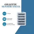 Produktbild: Gillette Sensor Excel – Männer Rasierklingen in 5 bis 100 Stück, Klingen