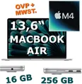 Produktbild: ✅ Apple MacBook Air 13,6” M4, 16GB, 256GB, silber, MW0W3D/A, OVP | Rg.-MwSt.