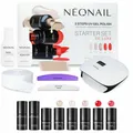 Produktbild: NEONAIL DE LUXE Set 5x UV Nagellack 3ml LED Lampe 36W/48 Geschenkbox STARTER SET