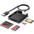 Produktbild: USB 3.0 Kartenleser 4 in 1 Kartenlesegerät für SD/TF/CF/MS SD Card Reader mit...