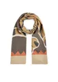 Produktbild: CODELLO PRINTED SCARF POLYESTER/VISCOSE TIG - 90X180CM