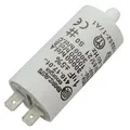 Produktbild: Lumonic Anlaufkondensator 416.17.01 A [inkl. Stecker 6,3x0,8mm] | Motorkondensator 1µF 450V 28x55mm I Kondensator im isolierten Kunststoffgehäuse