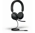 Produktbild: Jabra Jabra Evolve2 40 SE Headset schwarz USB-C MS Kopfhörer (Hervorragender Sound, überragende Geräuschisolierung, Hervorragender Sound und überragende Geräuschisolierung)