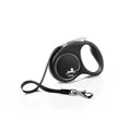Produktbild: Flexi Black Design Tape Black Small 5m Retractable Dog Leash/Lead for dogs up to