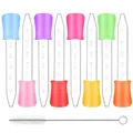 Produktbild: 8 Stück Pipette 5ml Pipetten Plastik Dropper Pipette Kinder Transparente Pipe...