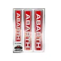 Produktbild: Offizieller Abarth Aufkleber 3 Schriftzüge Tabelle 94 x 131 Mm