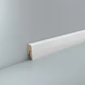 Produktbild: MDF Sockelleiste weiß 15x40 MDF foliert RAL 9016 Weiße Fußleiste Scheuerleiste