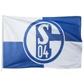 Produktbild: FC Schalke 04 Hissfahne Karo S04 Fahne FC Schalke 04 Logo 150 x 100 Fanartikel