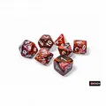 Produktbild: Chessex Würfel - Festive Symphony/white (7-Würfelset) 300127