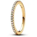 Produktbild: Pandora Fingerring 162999C01 Band-Ring Damen Funkelnder Zirkonia Vergoldet Gr. 50