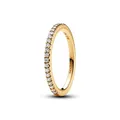 Produktbild: Pandora 162999C01 Band-Ring Damen Funkelnder Zirkonia Vergoldet Gr. 50