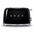 Produktbild: Smeg TSF01BLEU 50's Retro Style 2-Schlitz-Toaster Schwarz