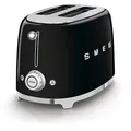 Produktbild: Smeg Toaster TSF01BLEU 50er Retro Style, 2 Scheiben, 950 Watt, Edelstahl, schwarz