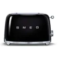 Produktbild: 8017709187002 Smeg TSF01BLEU Toaster 6 2 Kaffee. 950 W Schwarz SMEG