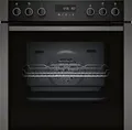 Produktbild: Neff Einbau-Backofen 71 Liter mit Polybox - graphite Einbaugerät, EEK , Versenkknebel, 8 Heizarten, U
