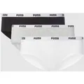 Produktbild: PUMA Hipster mit Stretch-Anteil im 3er-Pack in Hellgrau, Größe L
