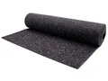 Produktbild: Nadelfilz MERLIN Bodenbelag 200x100 cm Anthrazit | Robuste Auslegware mit 17dB Trittschallminderung | Stuhlrollengeeignet & farbecht | GUT-zertifizierter Nadelfilzboden für Büro Messe Hotel