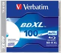 Produktbild: Verbatim BD-R XL 43790 | Blu-ray Rohling 100GB | 4x Speed | Inkjet Printable | Jewel Case | Weiß
