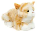 Produktbild: Uni-Toys Kuscheltier Katze, liegend - versch. Fellfarben - Länge 20 cm - Plüsch, Plüschtier, zu 100 % recyceltes Füllmaterial