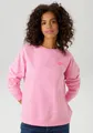 Produktbild: Aniston CASUAL Sweatshirt hinten mit Applikationen, Stickerei und Schriftzügen