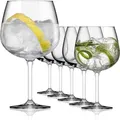 Produktbild: SAHM Cocktailglas Sahm Bauchiges Gin Gläser Set (6 STK) - Große Ballon Gläser, 6-tlg., Edles Glas, 100% recyclebar.