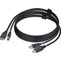 Produktbild: StarTech .com HU1226-KVM-CABLE, 1,8 m, USB, USB, HDMI, Schwarz, HDMI + USB 3.2 Gen 1 Type-A (HU1226-KVM-CABLE)