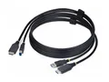 Produktbild: StarTech.com 6ft (1.8m) HDMI and USB 5Gbps KVM Cable - Tastatur- / Video- / Maus- (KVM-)