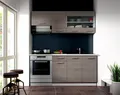 Produktbild: Küchen-Preisbombe Küchenzeile Dave 180 cm Küchenblock Einbauküche Singleküche Eiche Sonoma + Weiss