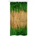 Produktbild: Grün und Brown Schmaler Duschvorhang Bambus