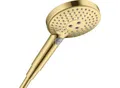 Produktbild: hansgrohe Raindance Select S Handbrause 26531990 9 l/min, DN 15, 3jet, Brausekopf Ø 125 mm, polished gold optic