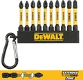 Produktbild: Dewalt DT7276-QZ Schlüsselanhänger 10 FLEXTORQ Schraubendreher-Bits 57 mm