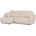 Produktbild: S-Style Möbel Ecksofa, Beige, Textil, Echtholz, Teilmassiv,Birke, Buche, 4-Sitzer, Füllung: Polyetherschaumkern,Silikon,Polyetherschaumkern, Eckteil, L-Form, Ottomane links, 230x146 cm, Blauer Engel, FSC Mix, Oeko-Tex®, Wohnzimmer, Sofas & Couches, Wohnlandschaften, Ecksofas