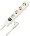 Produktbild: Brennenstuhl Innenraum 4AC-Ausgänge 2m Weiß Verlängerungskabel Comfort-Line Plus Steckdosenleiste mit Flachstecker 4-fach weiss H05VV-F 3G1.5 (1153120100)