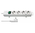 Produktbild: Brennenstuhl Brennenstuhl 4-fach Steckdosenleiste 2m Flachstecker Elektro-Kabel, Flachstecker, Verlängerungskabel, Kindersicheres Design für Sicherheit