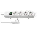 Produktbild: Brennenstuhl Brennenstuhl 1153120100 Steckdosenleiste mit Schalter 4fach Weiß Flach Steckdosenleiste (Kabellänge 2.00 m)