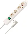 Produktbild: Comfort-Line Plus Steckdosenleiste 4-Fach Steckerleiste mit Flachstecker und ...