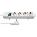 Produktbild: Brennenstuhl Steckdosenleiste Comfort-Line 4-fach-Flachstecker-kindersicher-weiß