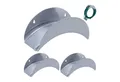 Produktbild: relaxdays Wandschlauchhalter Metall Schlauchhalter Wand 3er Set