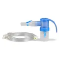 Produktbild: PARI LC Sprint Vernebler zur Inhalationstherapie der unteren Atemwege – Blauer Düsenaufsatz mit Ventilsystem, PIF-Control, Mundstück universell, Anschlussschlauch – PARI BOY Zubehör