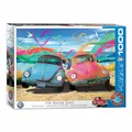 Produktbild: Eurographics Puzzle Käfer Kuss, VW Käfer, Beetle, 1000 Teile, 68 x 48 cm