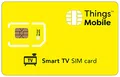 Produktbild: SIM-Karte für SMART-TV - Things Mobile - mit weltweiter Netzabdeckung und Mehrfachanbieternetz GSM/2G/3G/4G. Ohne Fixkosten und ohne Verfallsdatum. 10 € Guthaben inklusive