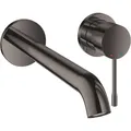 Produktbild: Grohe 2-Loch-Waschtischbatterie ESSENCE Ausladung 230mm Hard Graphite (19967A01)