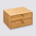 Produktbild: 5five Bambus-Aufbewahrungsbox - 2 Schubladen, 25 x 14 x 20 cm