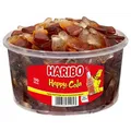 Produktbild: Haribo Fruchtgummis Happy Cola, 1200g, 150 Stück, in Dose