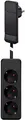 Produktbild: Bachmann SmartPlug - Verlängerungsschnur - Eingabe, Eingang CEE 7/7 - Ausgangsanschlüsse: 3 - 1,6m - Schwarz (933.014)