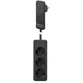 Produktbild: Bachmann Schutzkont.-flachstecker Sw, 1,6m Ltg 933.014