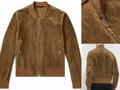 Produktbild: Tom Ford Iconic Perforated Suede Bomber Jacket Leather Jacke Pilot Blouson 48