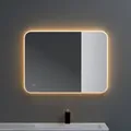 Produktbild: Doporro® Luz Badspiegel-03 Led-beleuchtung 600x800mm/800x600mm Stufenloses Dimmen Wandspiegel Beschlagfrei Mit Touchbedienung 5 Mm Glas